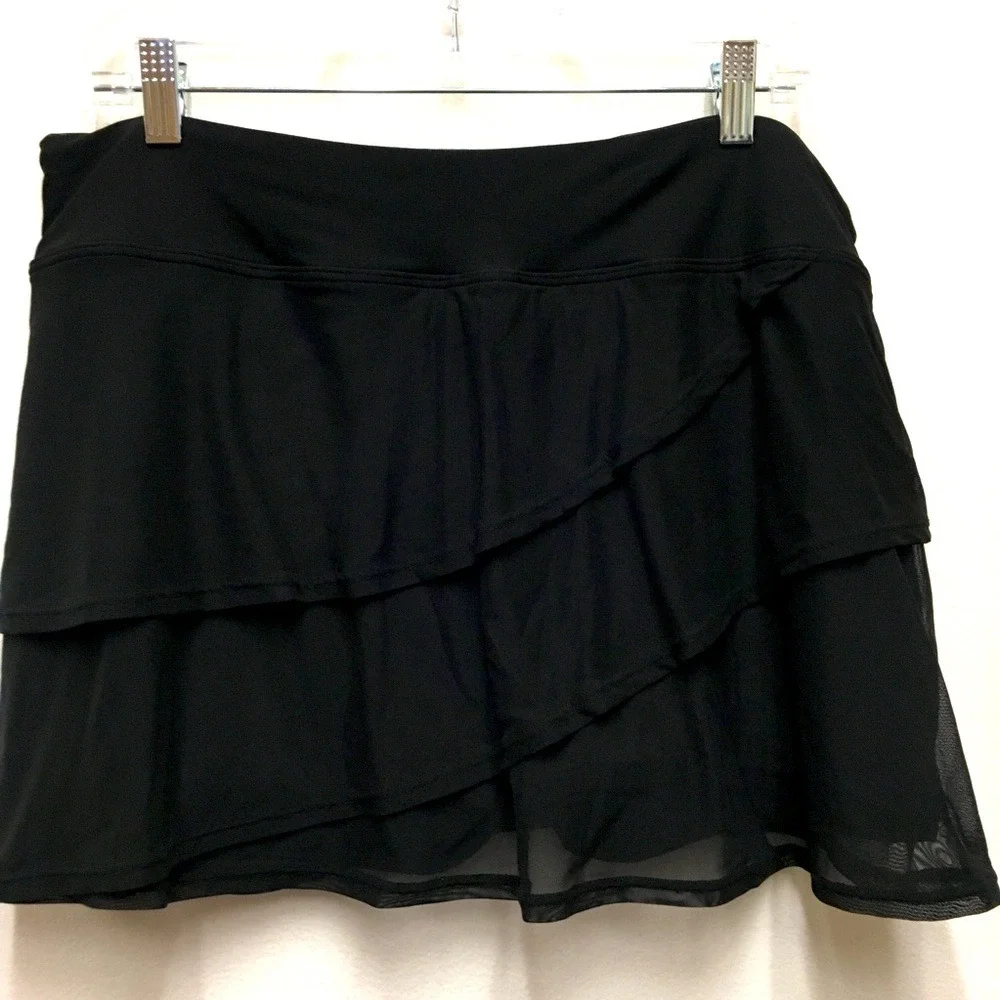 Coco Reef Swim Shorts + Skirt XL Black Beach Hawaii Vacation Travel